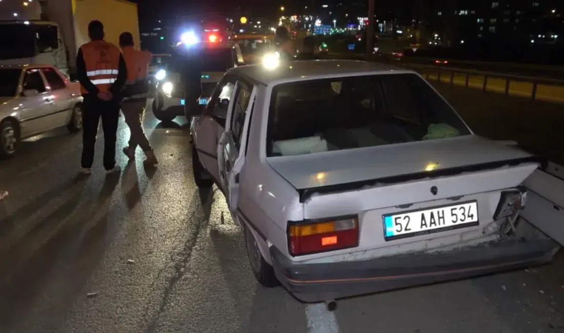 Kırıkkale-Çorum kara yolunda seyir halindeki tır ile otomobilin çarpışması sonucu