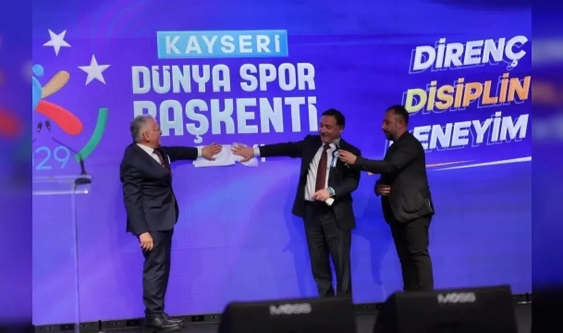 Kayseri, spor kenti olma vizyonu doğrultusunda tarihi bir adım atarak