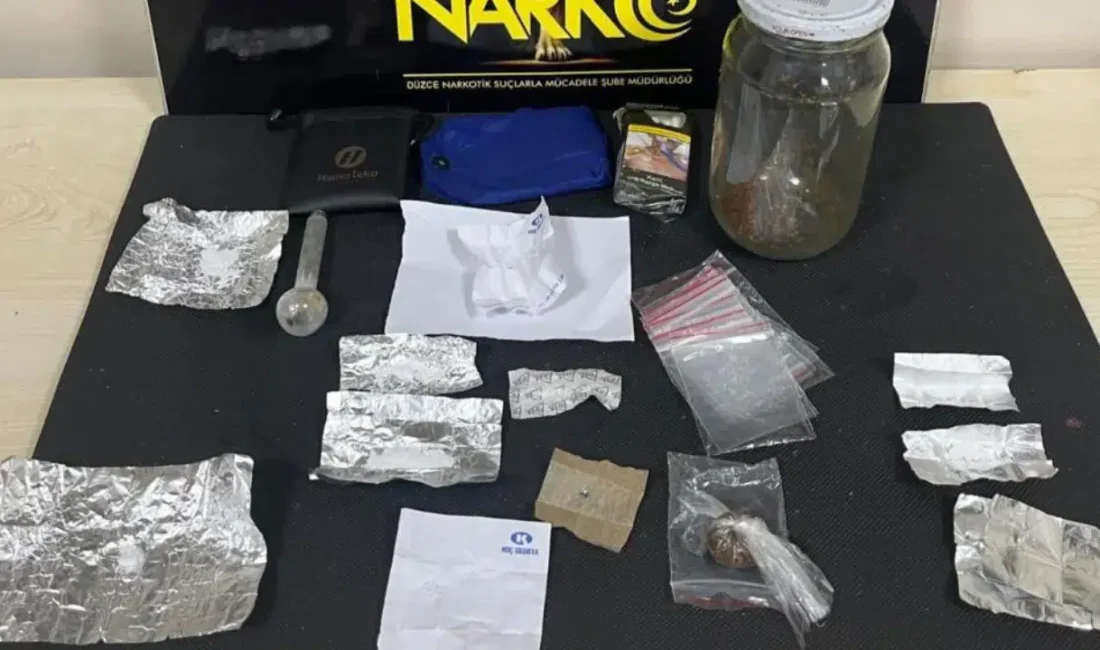 Düzce’de uyuşturucu madde ticaretine yönelik gerçekleştirilen geniş çaplı operasyonda, çok