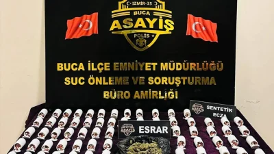 İzmir’in Buca ilçesinde zehir tacirlerine yönelik düzenlenen kritik operasyonda binlerce