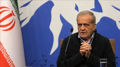 İran Cumhurbaşkanı Mesud Pezeşkiyan, Pakistan Başbakanı Şahbaz Şerif ile gerçekleştirdiği