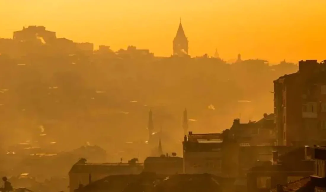 İstanbul, hafta sonuna kadar Afrika üzerinden gelen yoğun çöl tozlarının