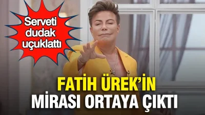 Ocak ayında hayatını kaybeden ünlü sanatçı Fatih Ürek’in geride bıraktığı