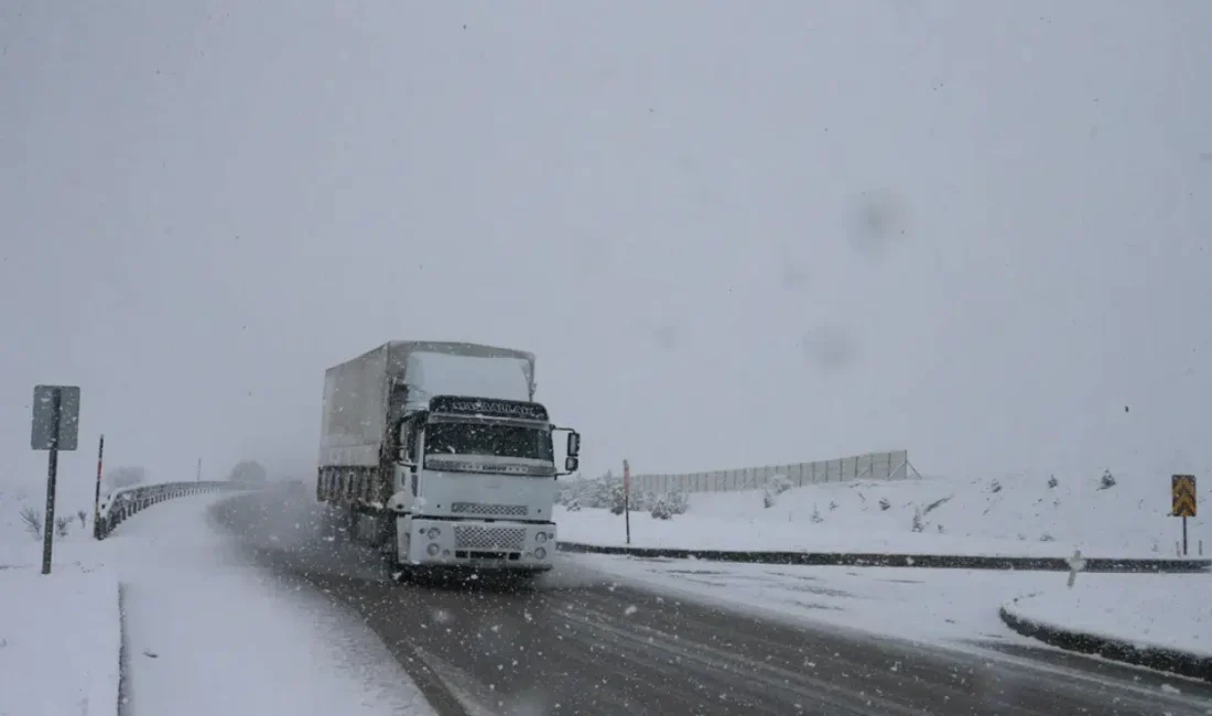 Tokat ile Sivas’ı birbirine bağlayan kritik kara yolunda dün başlayan