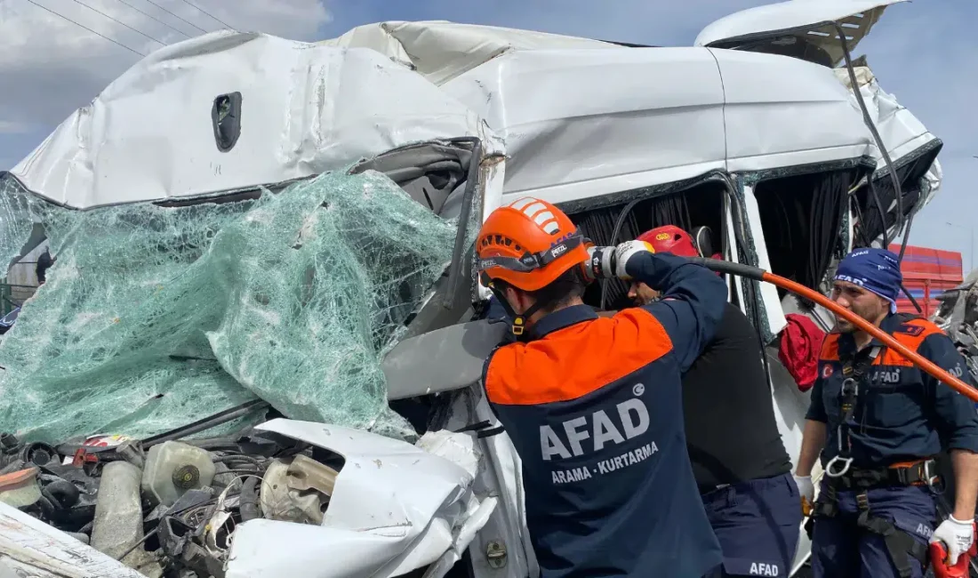 Kırşehir’in Mucur ilçesinde meydana gelen ve ortalığın adeta savaş alanına