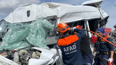 Kırşehir’in Mucur ilçesinde meydana gelen ve ortalığın adeta savaş alanına