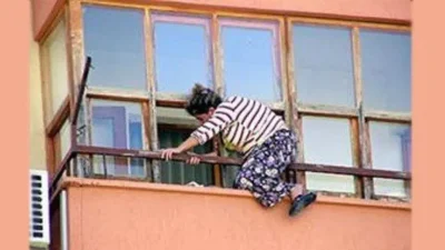 Eskişehir’de Yenikent Küme Evleri Sitesi içerisinde ev temizliği yaptığı sırada