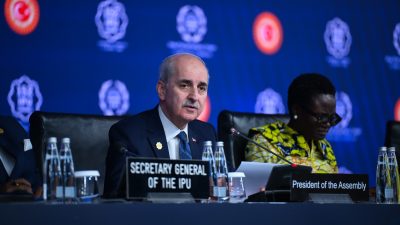 Türkiye Büyük Millet Meclisi’nin ev sahipliğinde İstanbul’da gerçekleştirilen Parlamentolar Arası