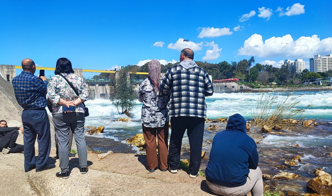 Adana’da etkili olan yoğun yağışların ardından Seyhan Baraj Gölü’ndeki su
