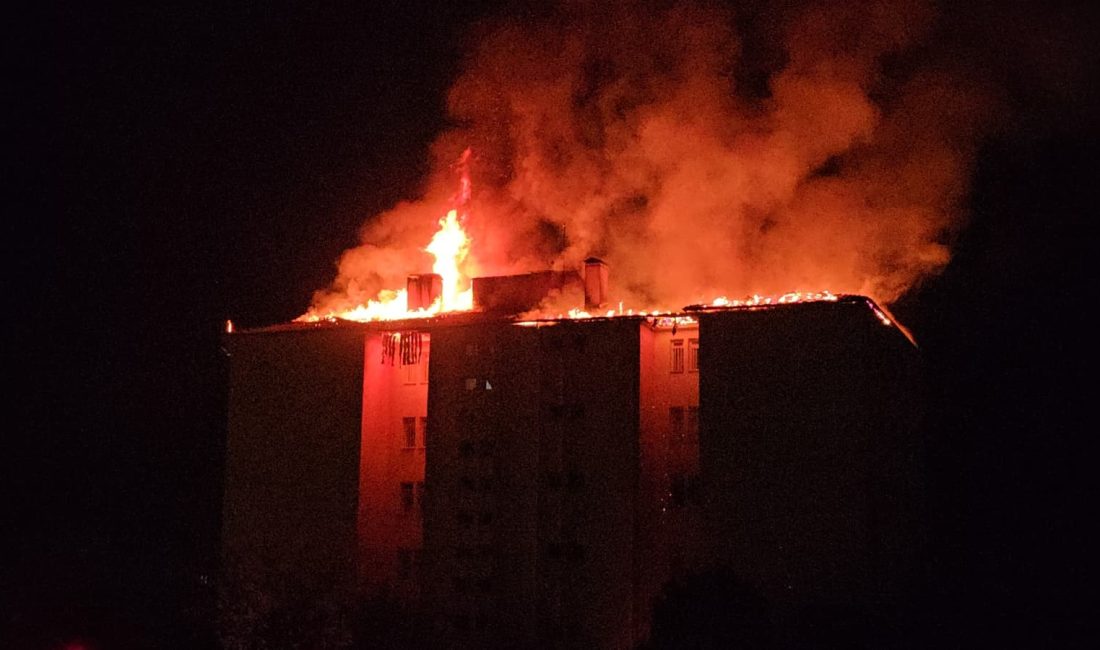 Aydın’ın Nazilli ilçesinde bulunan 6 katlı Fen Lisesi yurdunda çıkan