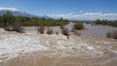 Doğu Anadolu Bölgesi’nde kış boyunca sessiz akan nehirler, baharın gelmesi