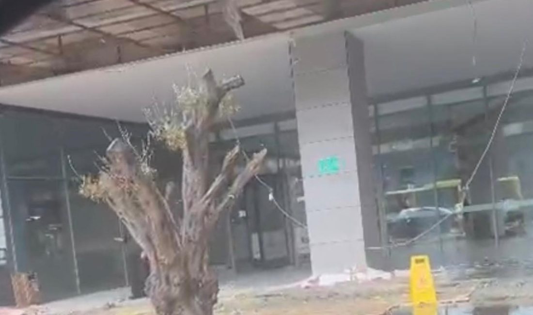 Batman genelinde etkili olan şiddetli sağanak yağış hem kent merkezinde