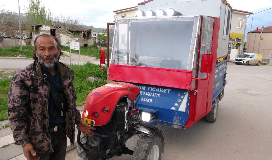 Malatya’da kiralık ev bulamayan 47 yaşındaki Murat Yıldız, çareyi tarım