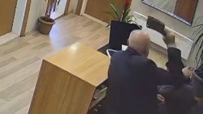 Ordu’nun Aybastı ilçesinde belediye binasında gerçekleşen ve infial yaratan satırlı