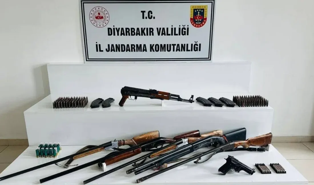 Diyarbakır’da jandarma ekiplerinin bir hafta süren titiz takibi sonucunda düzenlenen