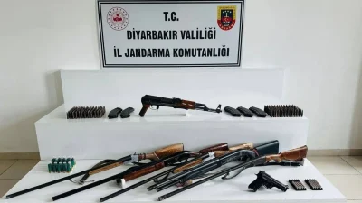 Diyarbakır’da jandarma ekiplerinin bir hafta süren titiz takibi sonucunda düzenlenen
