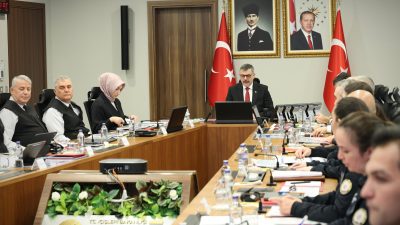 İçişleri Bakanı Mustafa Çiftçi başkanlığında tüm illerin valileriyle gerçekleştirilen video