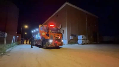 Eskişehir’de ESKİ Su Arıtma Tesisleri bünyesinde bulunan elektrik panosunda aniden