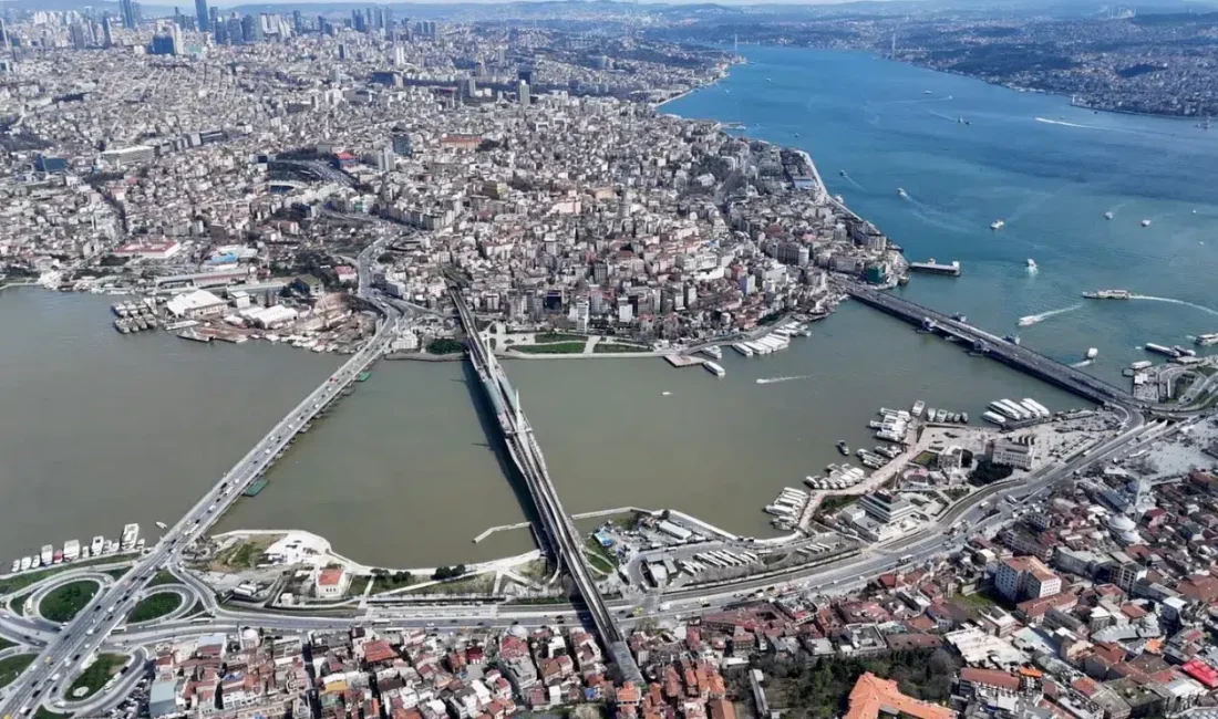 İstanbul’da etkisini gösteren kuvvetli sağanak yağışların ardından Haliç’in o bildik