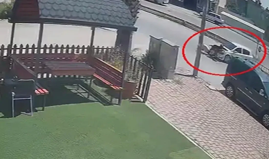 Antalya’nın Kepez ilçesinde meydana gelen ve yürekleri ağza getiren kaza