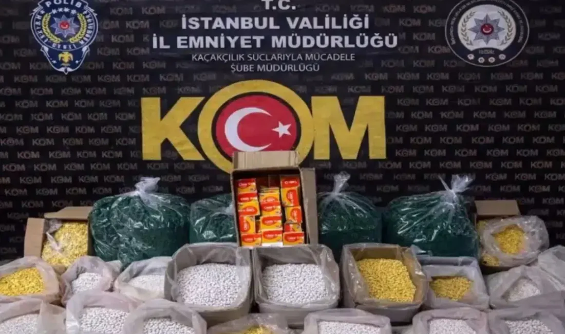 İstanbul Emniyet Müdürlüğü ekiplerinin Bayrampaşa’da bir imalathaneye düzenlediği nefes kesen