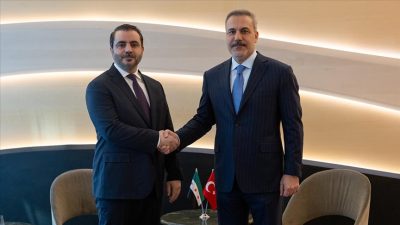 Dışişleri Bakanı Hakan Fidan ile Suriye Dışişleri Bakanı Esad Hasan