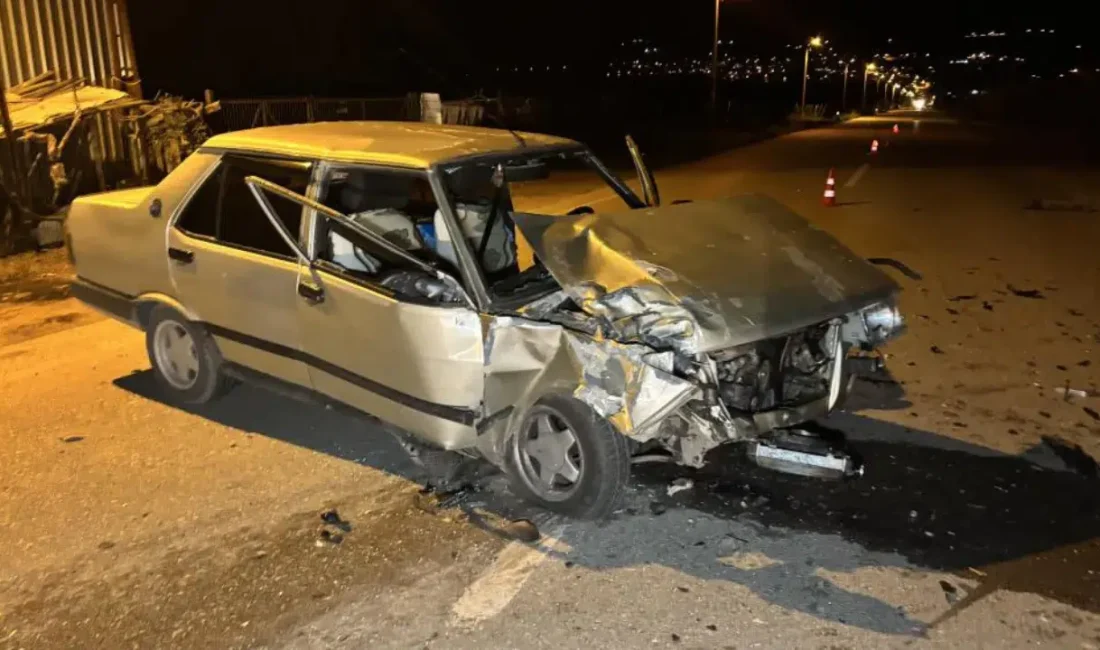 Çanakkale’nin Lapseki ilçesine bağlı Umurbey beldesinde meydana gelen trafik kazasında