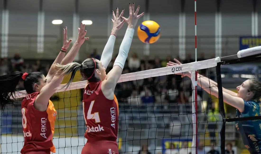 Galatasaray Daikin Kadın Voleybol Takımı, İtalya’daki dev zaferin ardından CEV