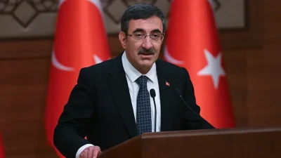 Cumhurbaşkanı Yardımcısı Cevdet Yılmaz başkanlığında Cumhurbaşkanlığı Külliyesi’nde bir araya gelen