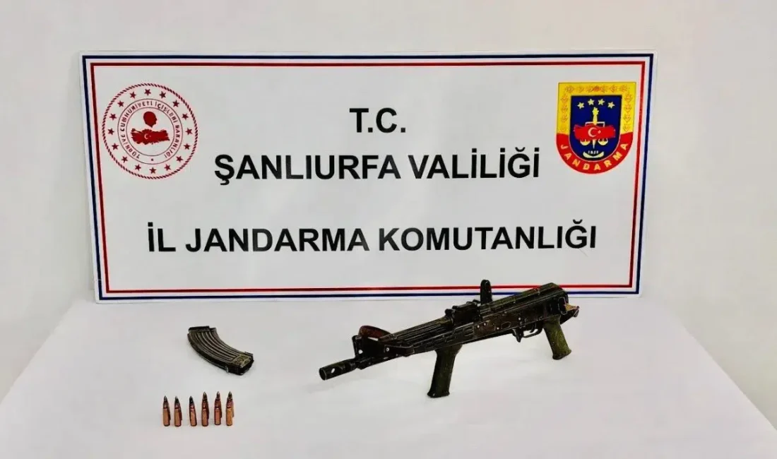 Şanlıurfa’da jandarma ekiplerinin titizlikle yürüttüğü yasa dışı silah kaçakçılığı operasyonunda