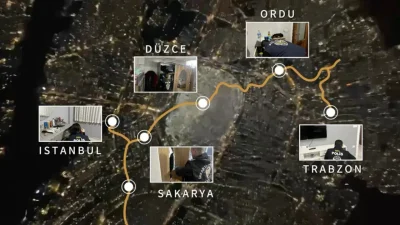 Sakarya Cumhuriyet Başsavcılığı koordinesinde yürütülen ve 13 ili kapsayan dev