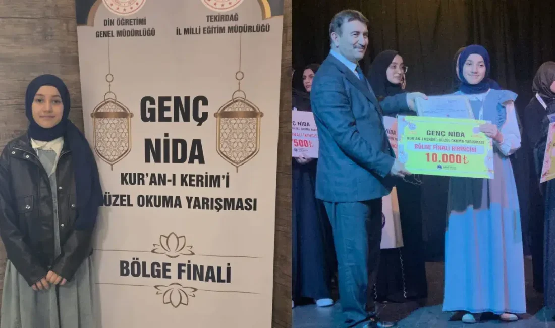 Tekirdağ’da büyük bir heyecanla gerçekleştirilen Kur’an-ı Kerim’i Güzel Okuma Yarışması