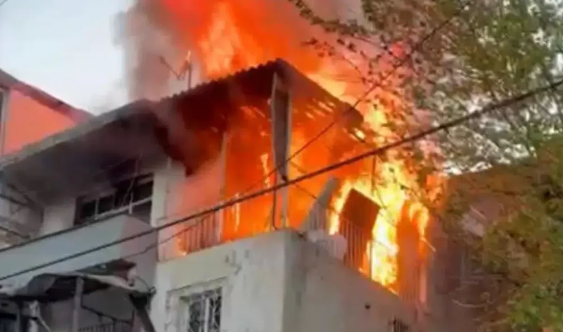 İzmir’in Karabağlar ilçesinde “silahlı baskın” ihbarı üzerine adrese giden polis