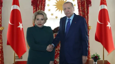 Cumhurbaşkanı Recep Tayyip Erdoğan, Rusya Federasyonu Konseyi Başkanı Valentina Matviyenko’yu