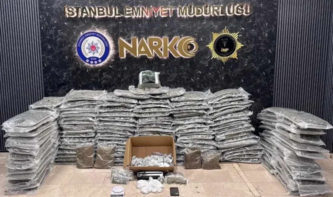 İstanbul Emniyet Müdürlüğü Narkotik Suçlarla Mücadele Şube Müdürlüğü ekiplerinin Büyükçekmece,