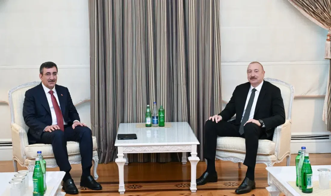Cumhurbaşkanı Yardımcısı Cevdet Yılmaz, Azerbaycan temasları kapsamında Cumhurbaşkanı İlham Aliyev