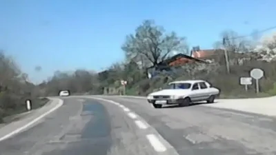 Bartın’da seyir halindeki bir otomobil ile tali yoldan aniden çıkan