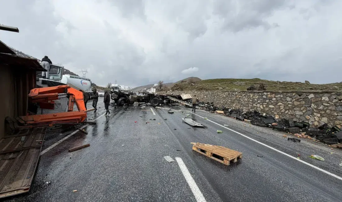 Bitlis-Van karayolunun Tatvan geçişinde meydana gelen feci trafik kazasında Karayollarına
