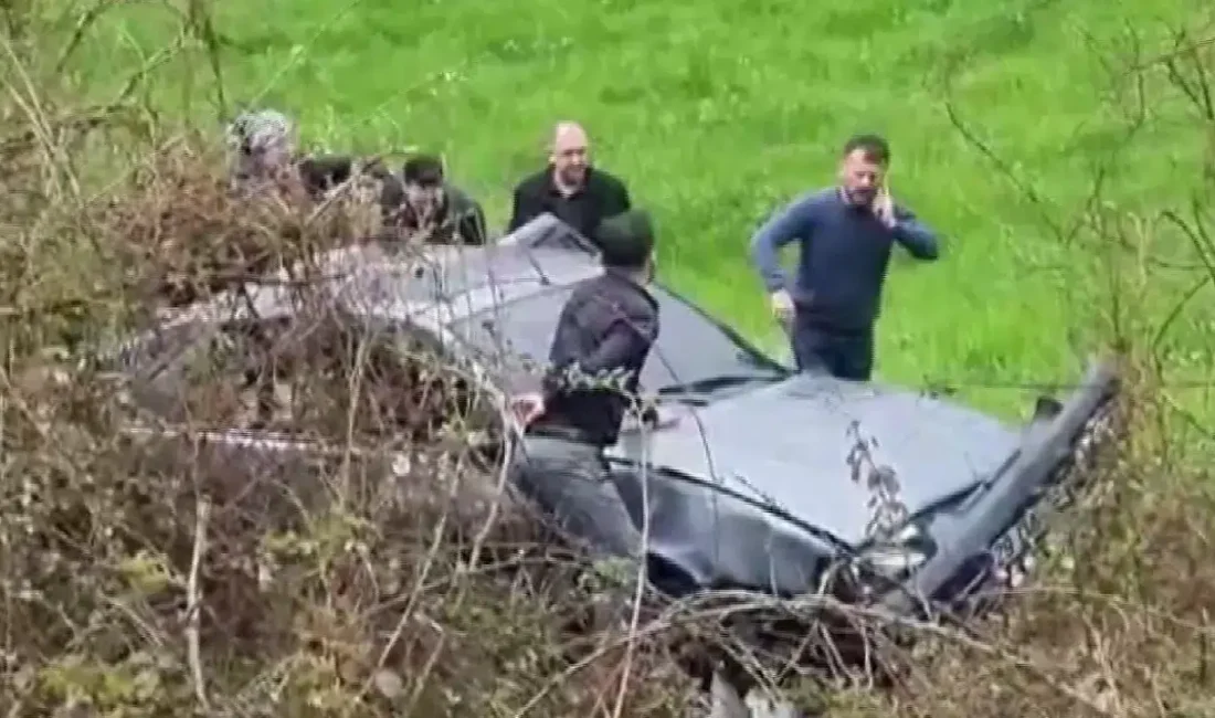 Giresun’dan Sinop istikametine doğru seyir halinde olan bir ailenin bulunduğu