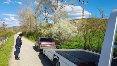Yozgat’ın Sorgun ilçesinde jandarma ekiplerinin ‘dur’ ihtarına uymayarak kaçmaya çalışan