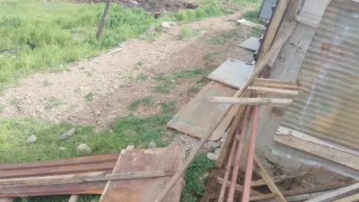 Osmaniye’nin Düziçi ilçesinde aniden bastıran sağanak yağış ve şiddetli fırtına