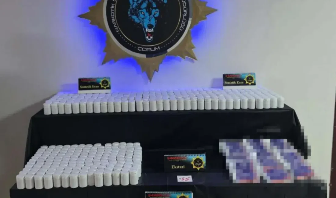 Çorum’da İl Emniyet Müdürlüğü ekiplerince tam 7 ay boyunca titizlikle