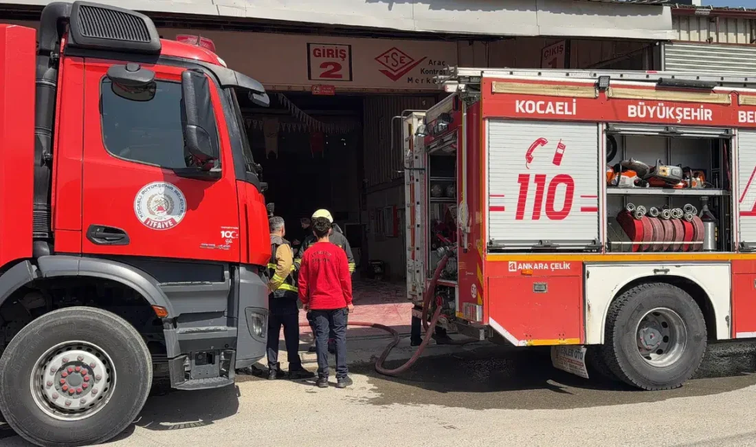 Kocaeli’nin Gebze ilçesinde faaliyet gösteren bir takograf yetkili servisinde aniden