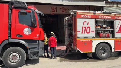 Kocaeli’nin Gebze ilçesinde faaliyet gösteren bir takograf yetkili servisinde aniden