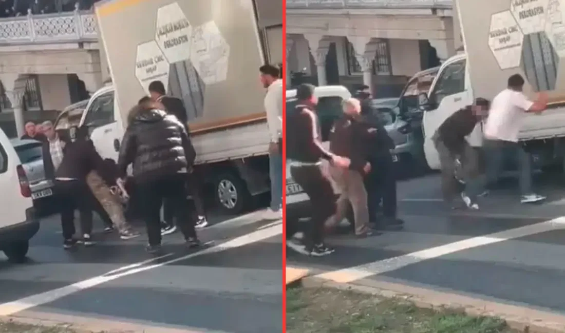 Kağıthane’de iki sürücü arasında çıkan basit bir yol verme tartışması