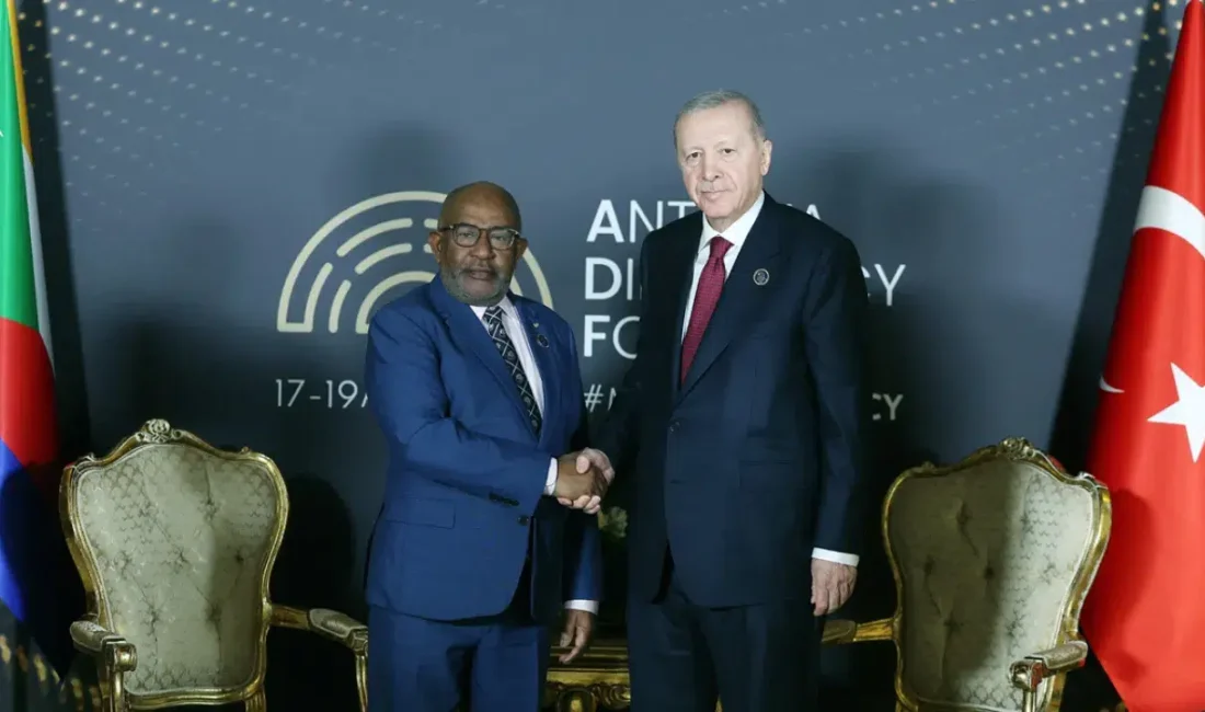 Cumhurbaşkanı Recep Tayyip Erdoğan, Komorlar Birliği Cumhurbaşkanı Assoumani Azali ile