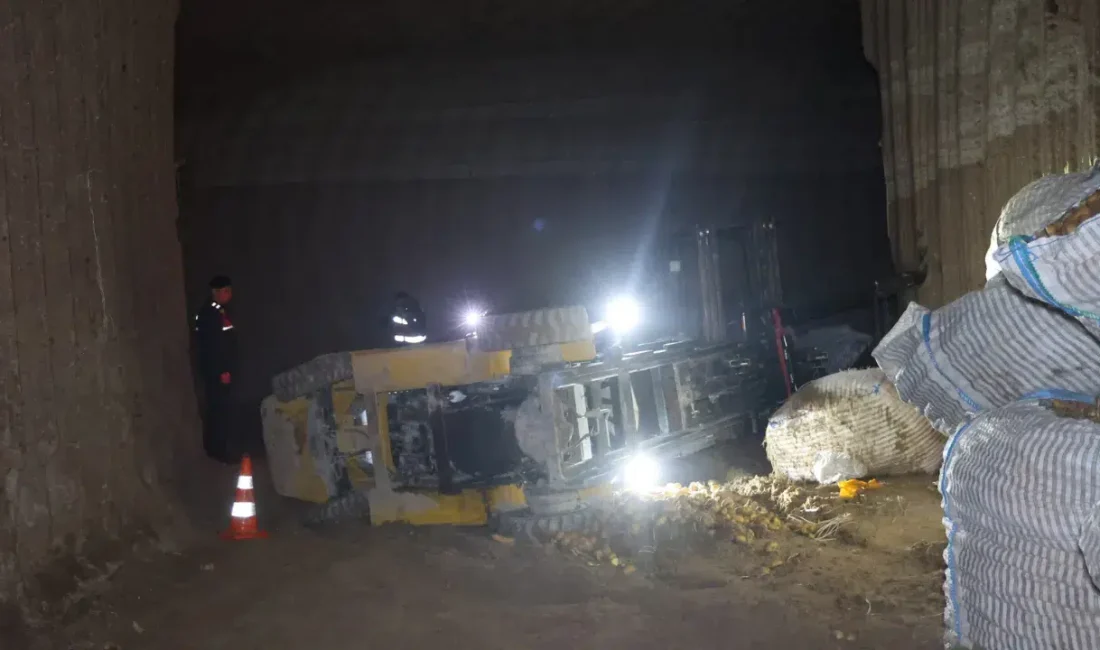 Nevşehir’in Kavak beldesinde yer alan bir patates deposunda mesai saatleri