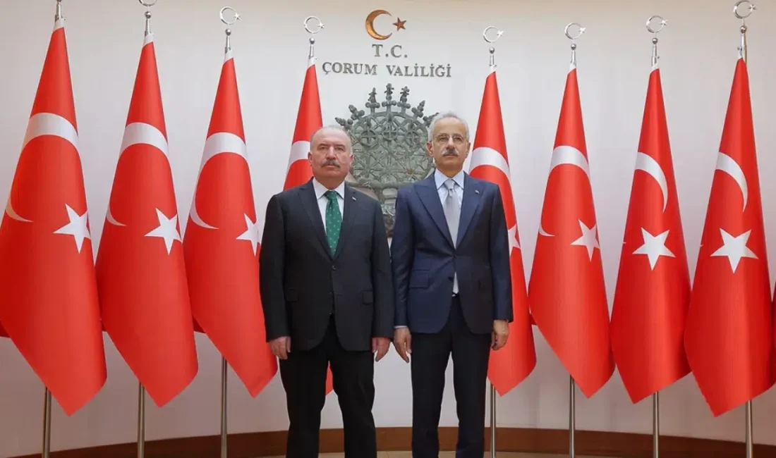 Ulaştırma ve Altyapı Bakanı Abdulkadir Uraloğlu, Çorum programı kapsamında gerçekleştirdiği