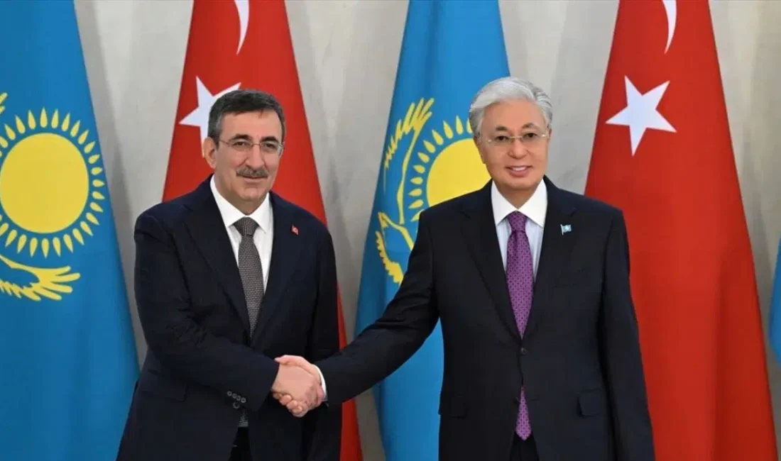 Cumhurbaşkanı Yardımcısı Cevdet Yılmaz, Kazakistan’ın başkenti Astana’da Kazakistan Cumhurbaşkanı Kasım