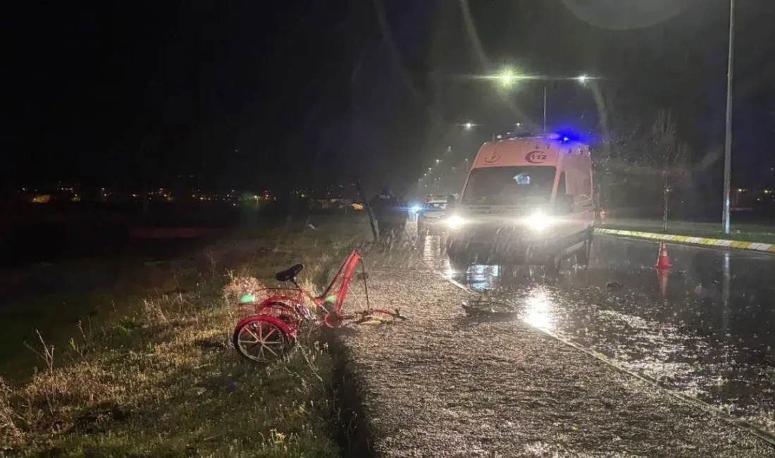 Erzincan’da meydana gelen korkunç trafik kazasında bir ticari taksi ile